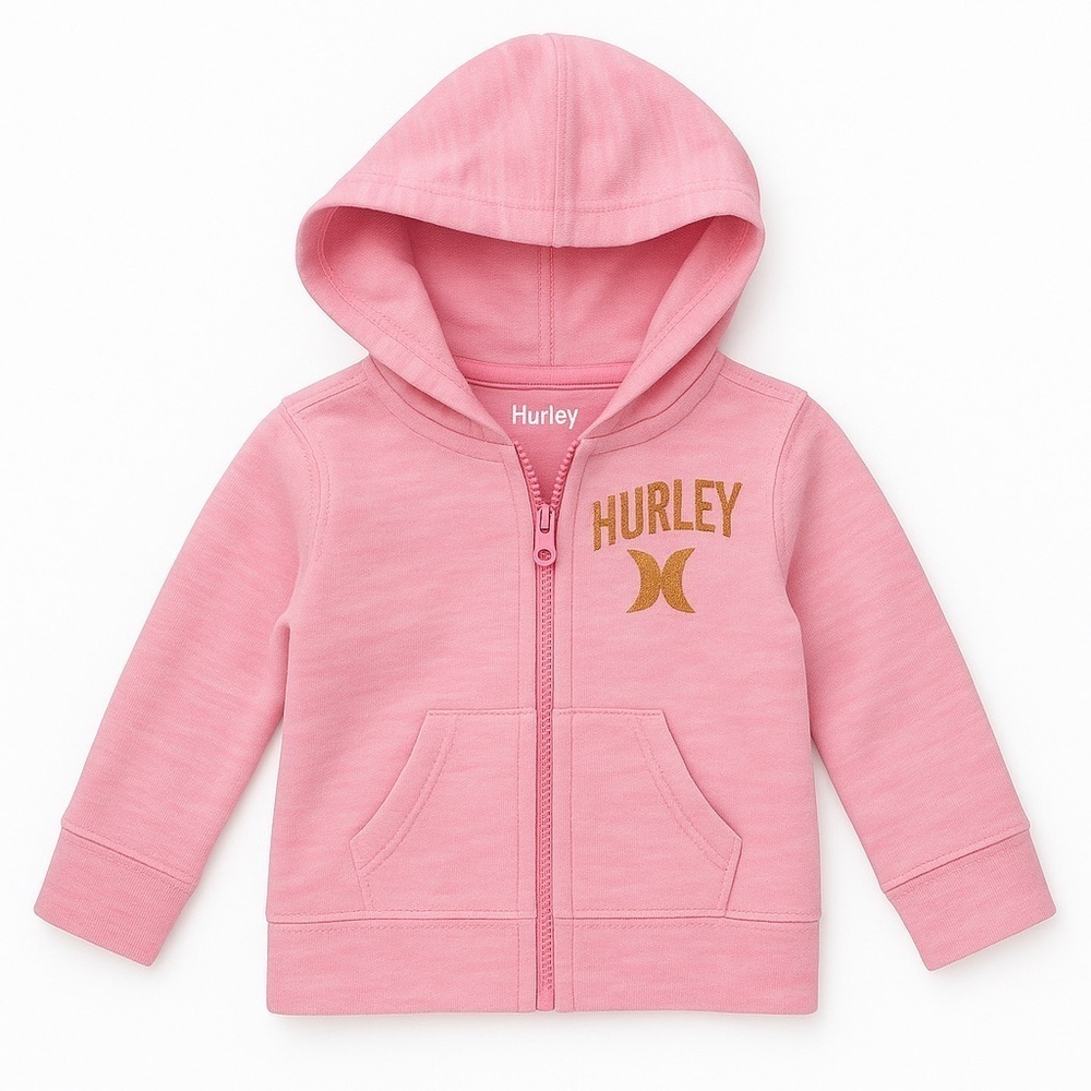 Pink Hurley Baby Hoodie